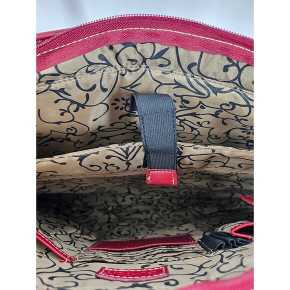 BUXTON RED CARRYALL OR LAPTOP TOTE BAG - STYLISH AND FUNCTIONAL - Picture 10 of 14